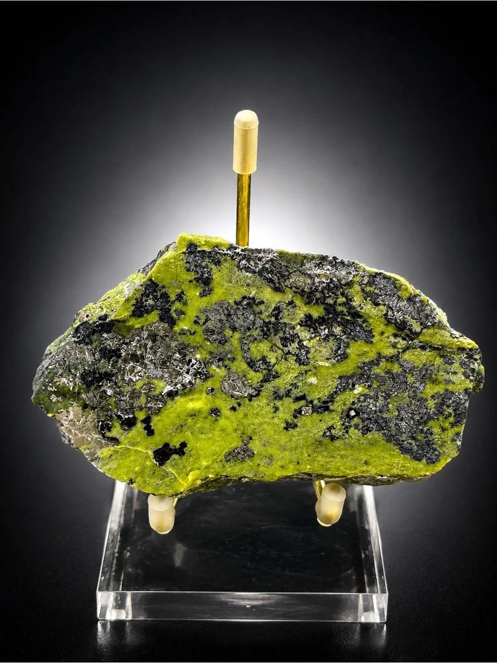 Serpentine and Pyrite